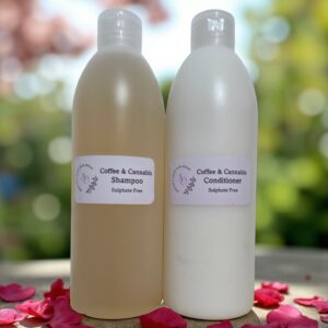coffee & cannabis shampoo & conditioner