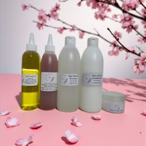 aloe revive growth pack suitable for oily hair but can also be used to soothe the scalp.