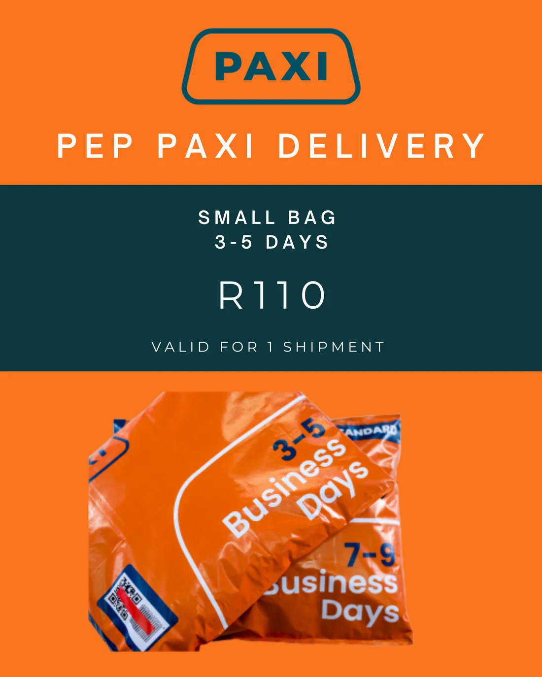 paxi standard bag (3 5 working days) paxi standard bag (3 5 working days)